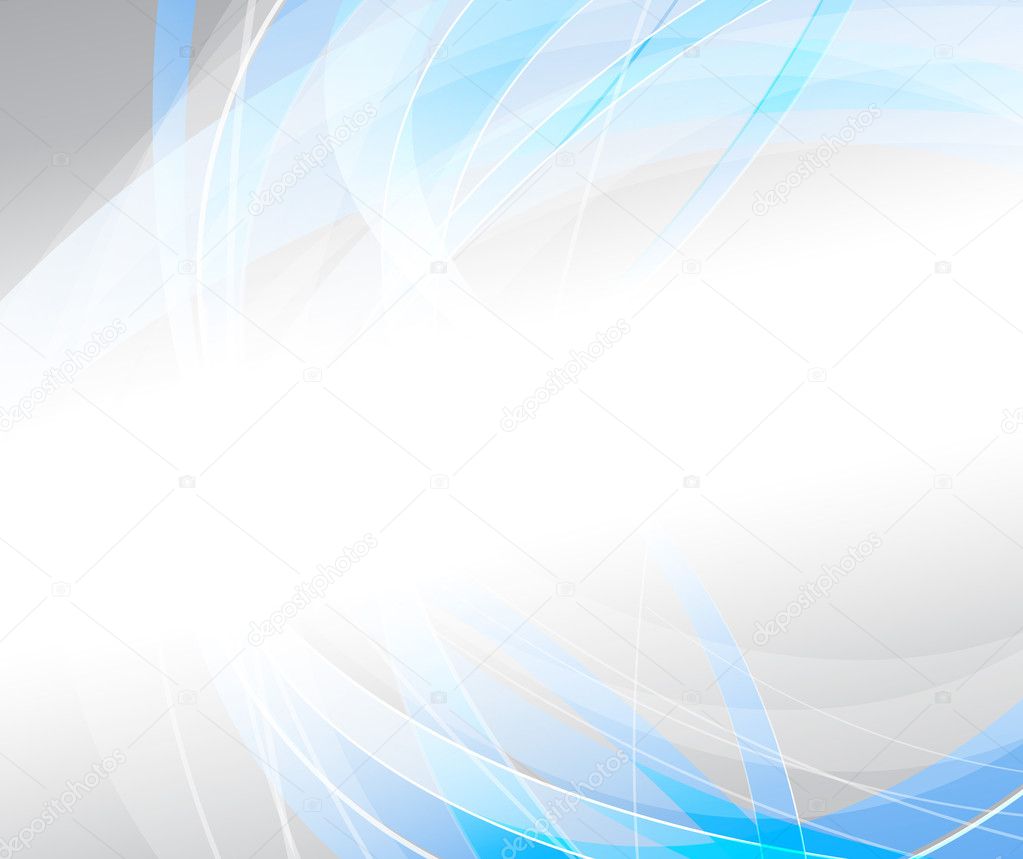 Blue abstract transparent background