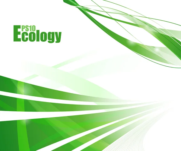 Ecologie concept achtergrond — Stockvector