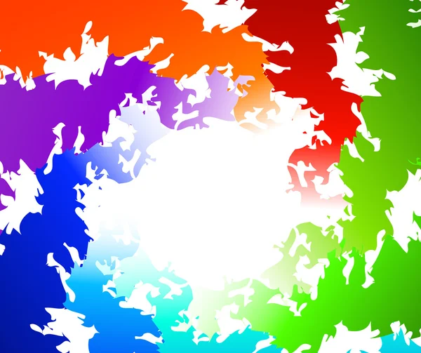Verschiedene Farben des Regenbogens — Stockvektor