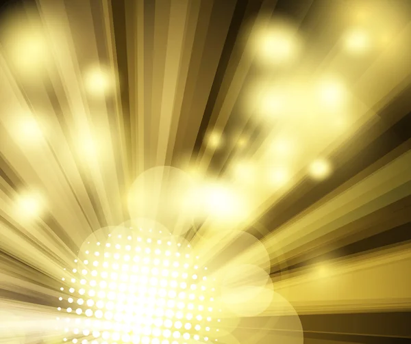 Golden fond lumineux disco club — Image vectorielle
