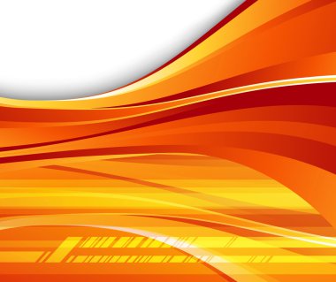 Futuristic orange background - speed clipart