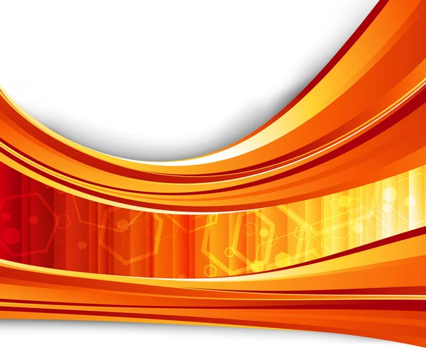 红色火焰能量赤色のフレア エネルギー — ストックベクタ