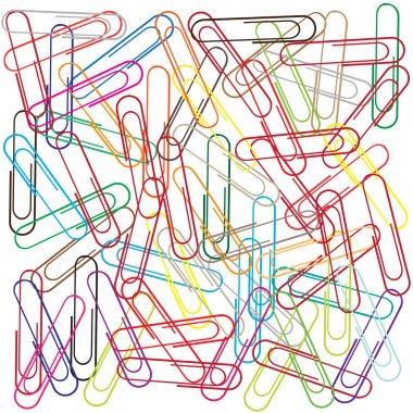 Paper clips clipart