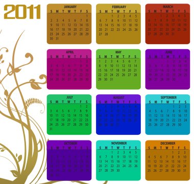 kalender voor 2011