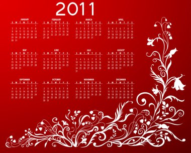 kalender voor 2011