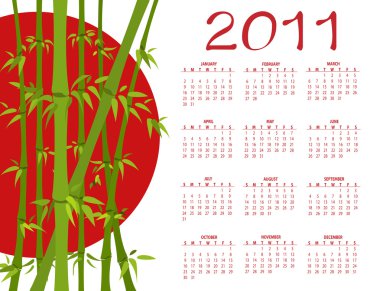 kalender voor 2011