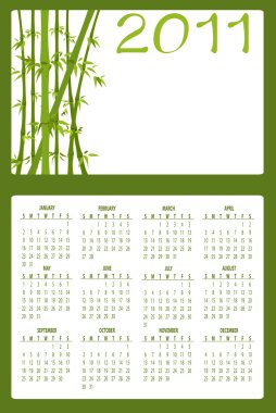 kalender voor 2011