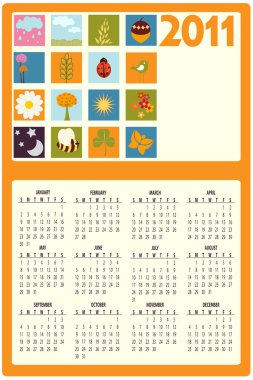 kalender voor 2011