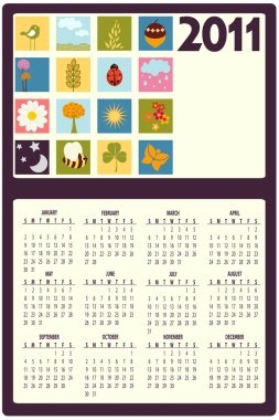 kalender voor 2011