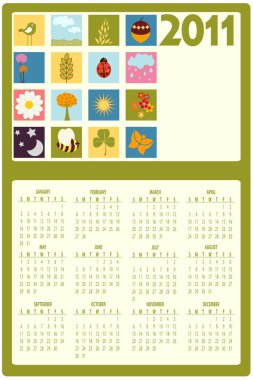 kalender voor 2011