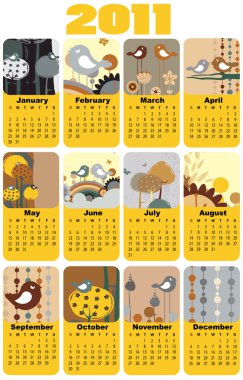 kalender voor 2011