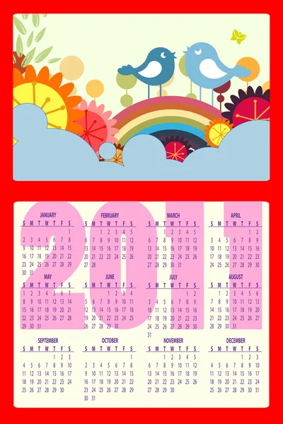 Calendar for 2011 — Stock Photo, Image
