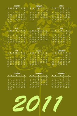 kalender voor 2011