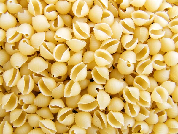 Pasta cockleshell background — Stock Photo, Image