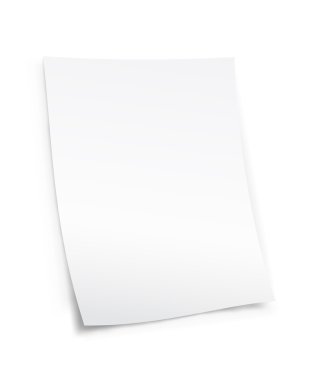Sheet of paper clipart