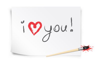 Valentine card clipart