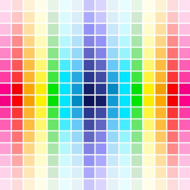 The beautiful gradient rainbow colors palette, background design clipart