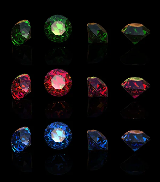 Colecciones de gemas — Foto de Stock