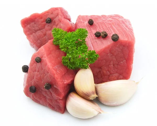 Carne rozza con spezie — Foto Stock