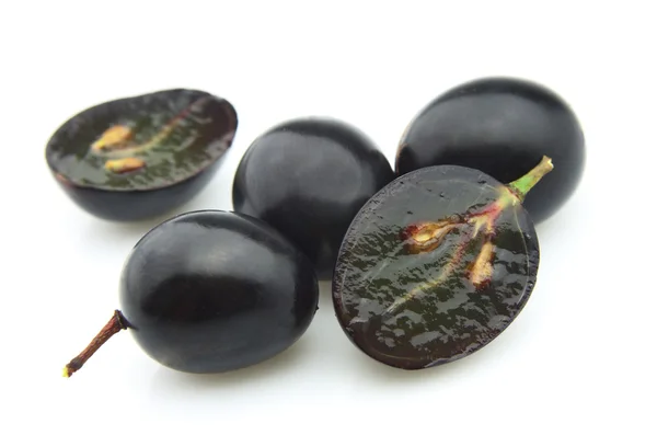 Jagody czarne winogrona — Zdjęcie stockowe