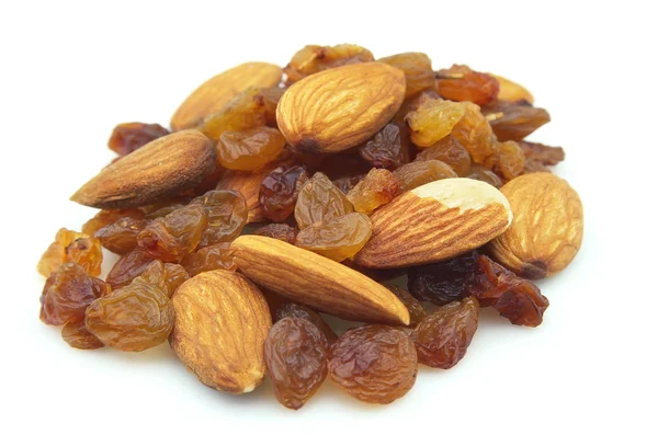 Raisin and almonds — Stock Photo, Image
