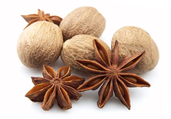 stock image Anise and nutmeg