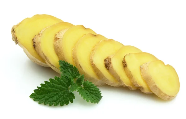 Ginger and a mint — Stock Photo, Image