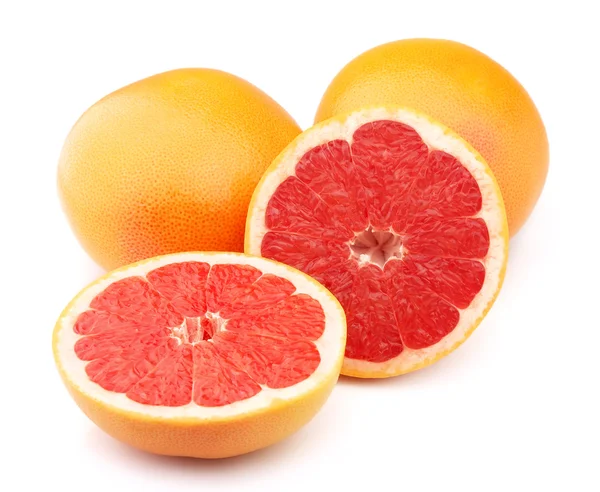 Reife Grapefruit Auf Weißem Hintergrund — Stockfoto