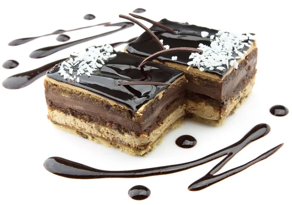 Čokoládový koláč — Stock fotografie