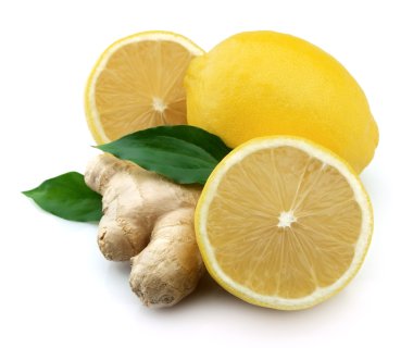 Lemons and ginger clipart