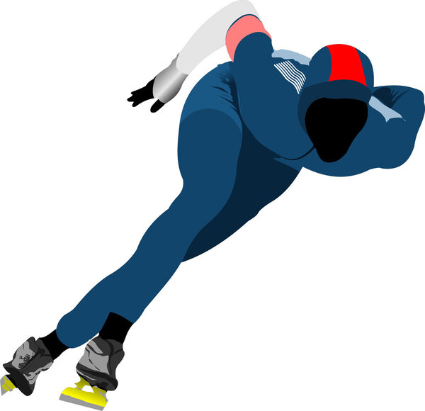 Коньки. Векторная иллюстрация