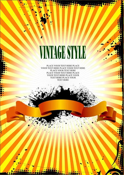 Fondo grunge vintage. Ilustración vectorial — Archivo Imágenes Vectoriales