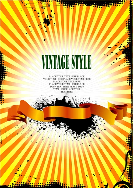 Vintage grunge φόντο. εικονογράφηση φορέας — Διανυσματικό Αρχείο