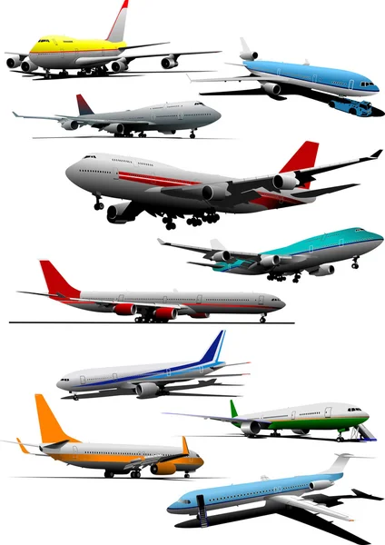 Samolot Lotnisku Ilustracja Wektora — Wektor stockowy