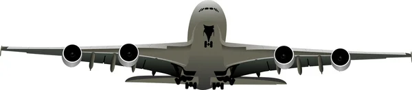 Repülőgép. Vektoros illusztráció — Stock Vector