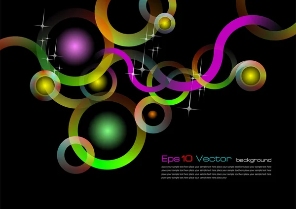 Eps 10 vector fondo de vacaciones — Vector de stock