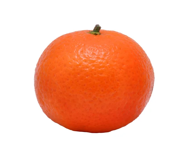 Mandarinka na bílém pozadí — Stock fotografie