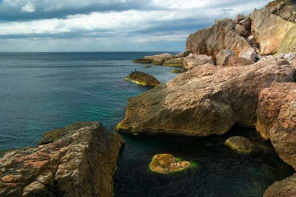 stock image Rocks and sea