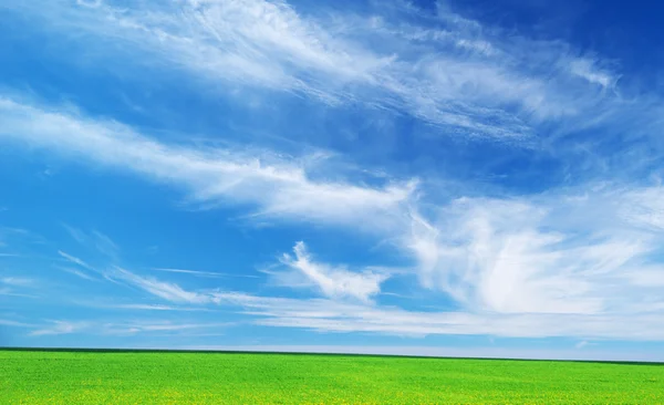 Egyszerű és mély kék ég — Stock Fotó
