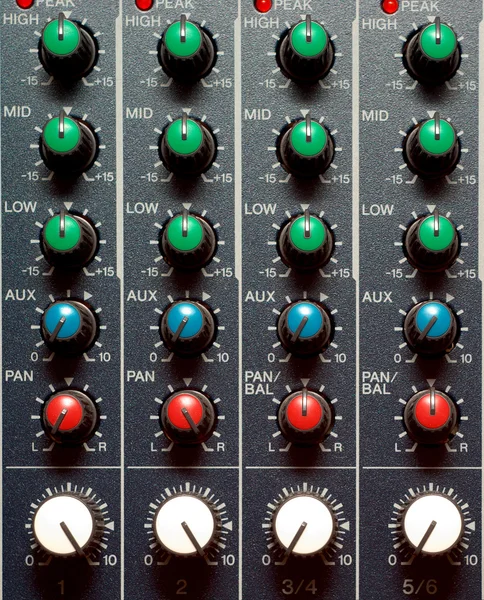 Textura del mezclador de sonido — Foto de Stock