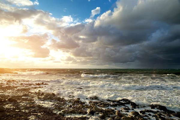 Storm on the sea — Stock Photo, Image