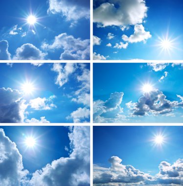 Sky collection clipart