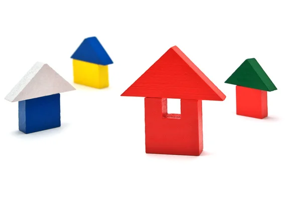 Speelgoed huizen. — Stockfoto