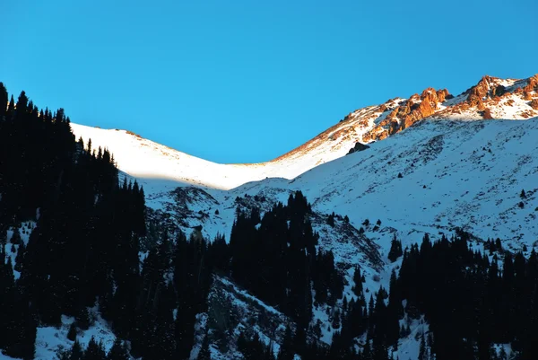 Gunung musim dingin — Stok Foto