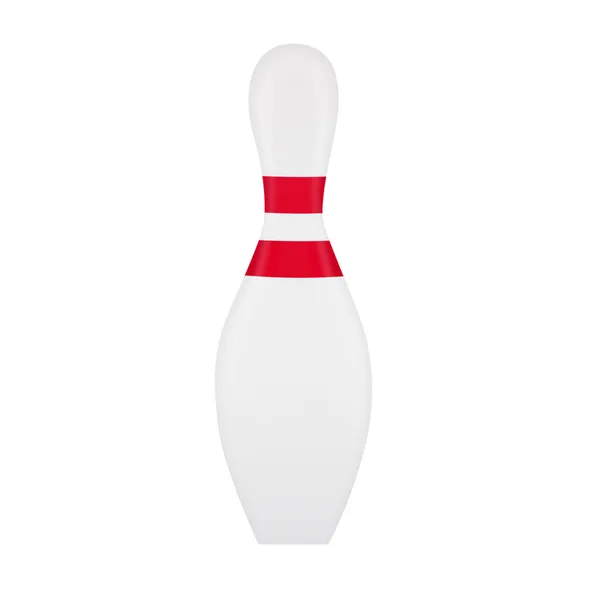 Tek bowling pin — Stok fotoğraf