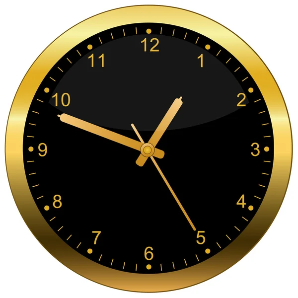 時計のベクトル図 — ストックベクタ