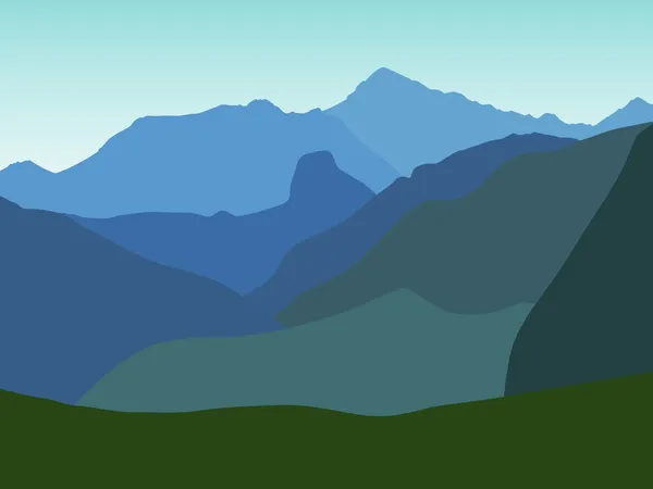 Contexte de montagne — Image vectorielle