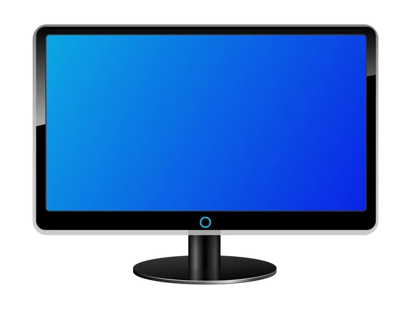 TV-Flachbildschirm LCD, Plasma realistische Vektordarstellung. — Stockvektor
