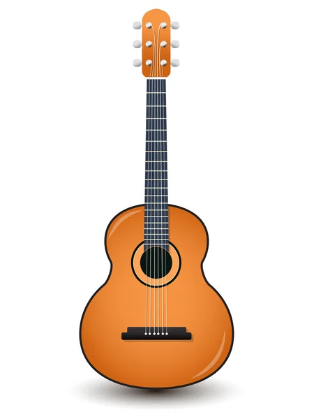 Guitarra acústica — Archivo Imágenes Vectoriales