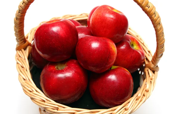 Stock image Basket with red apples